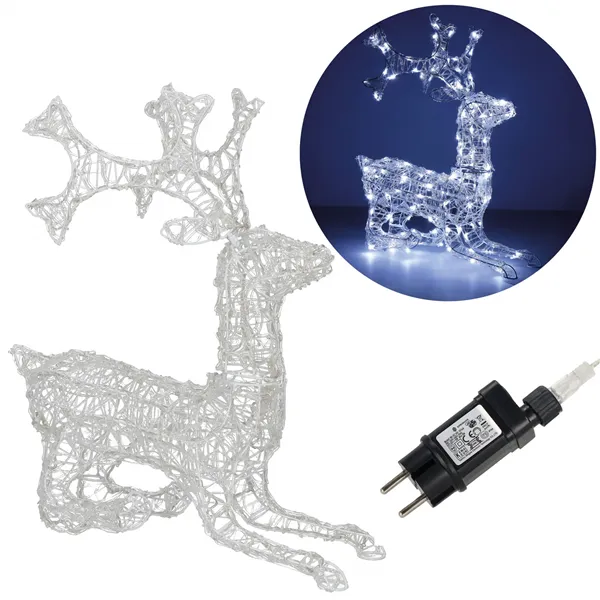 Joulukoriste LED-poro Springos CL4121 130 LED, kylmä valkoinen